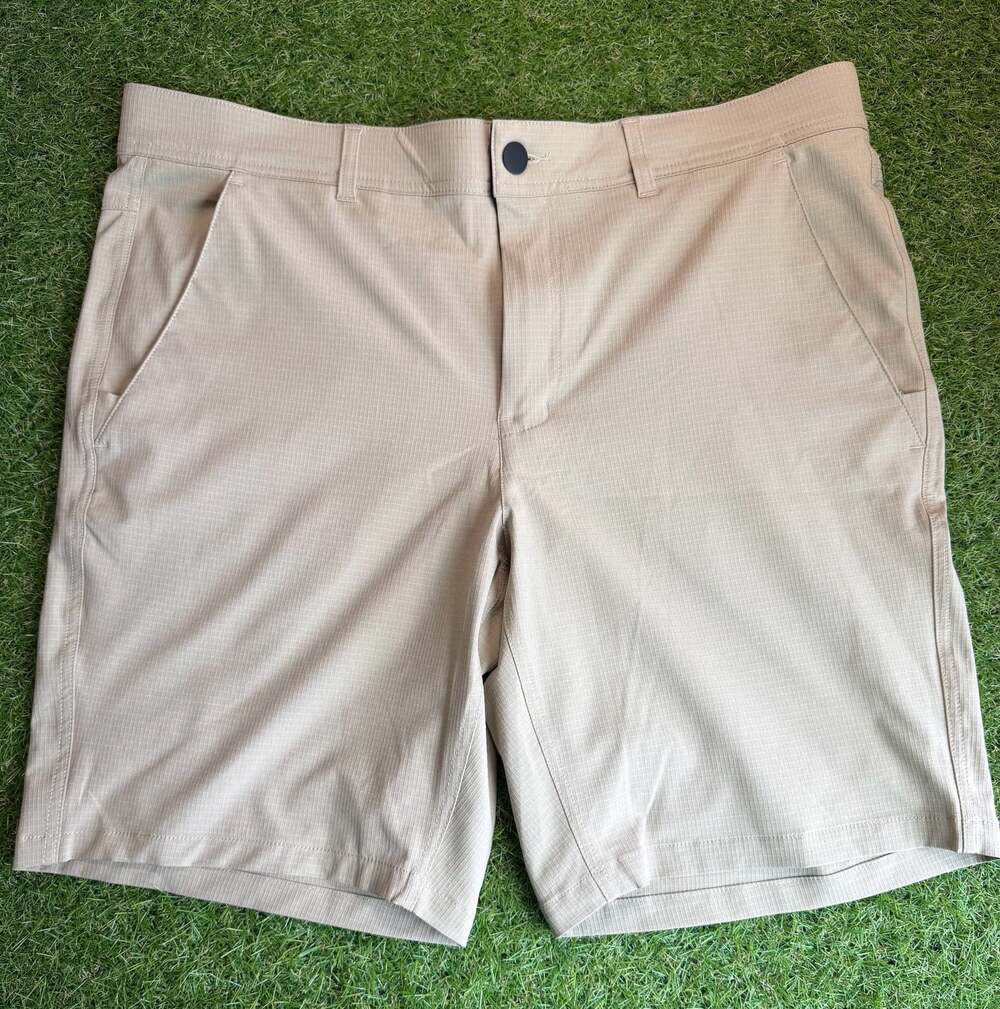 George Men's Beige Ripstop Performance Outdoor Casual Shorts Size 36
